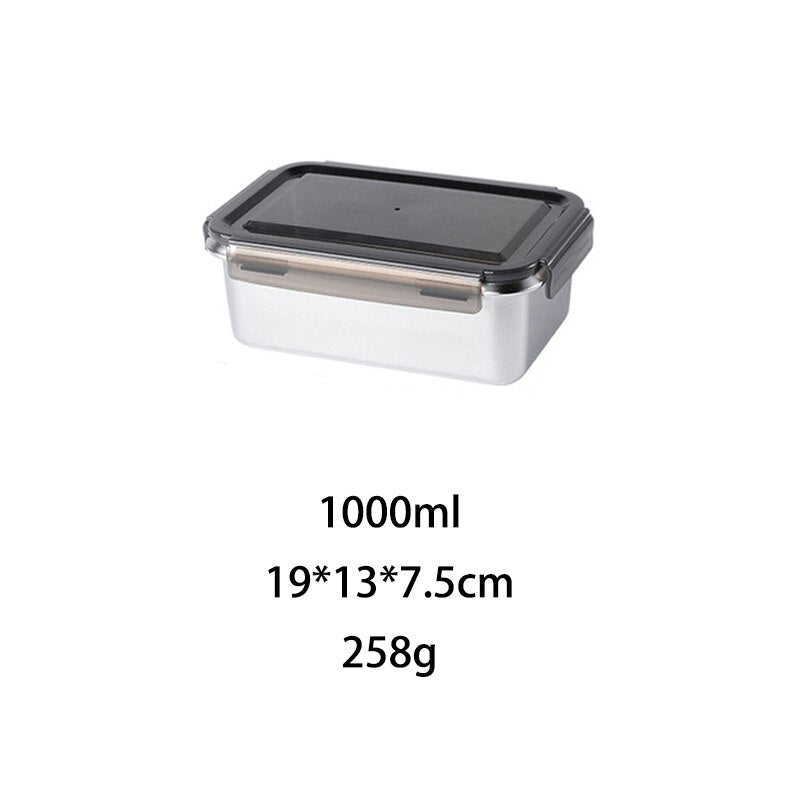 Lunch Container Metal Lunch Box Food Prep Container Tiffin Box Stainless Steel