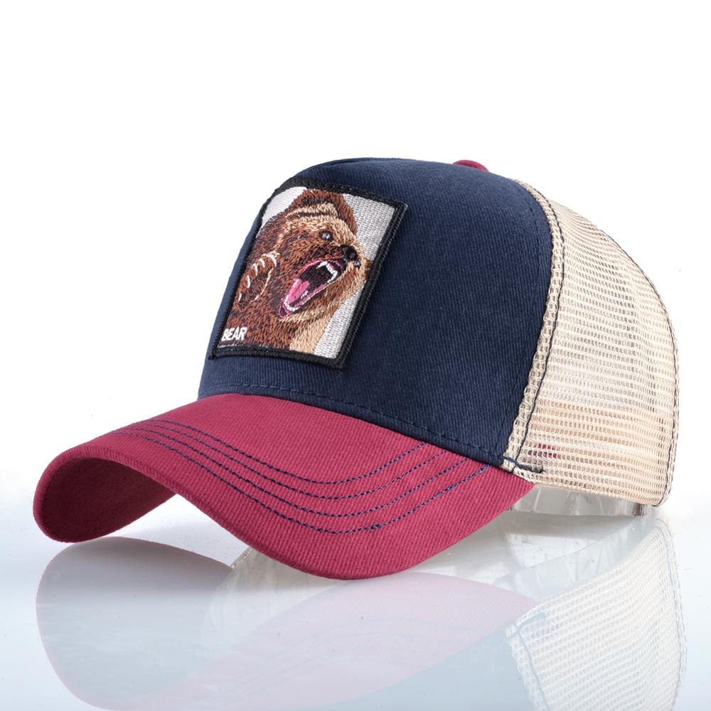 Fashion Animals Embroidery Baseball Caps Men Women Snapback Hip Hop Hat