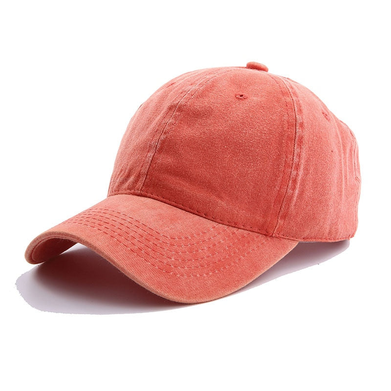 Solid Spring Summer Cap Women Ponytail Baseball Cap