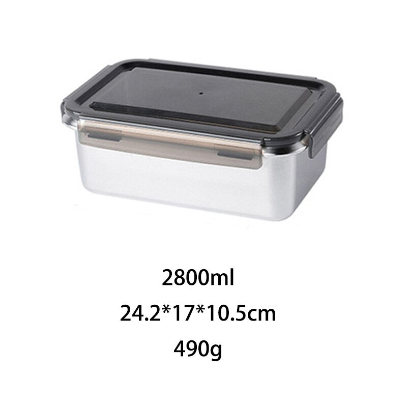 Lunch Container Metal Lunch Box Food Prep Container Tiffin Box Stainless Steel