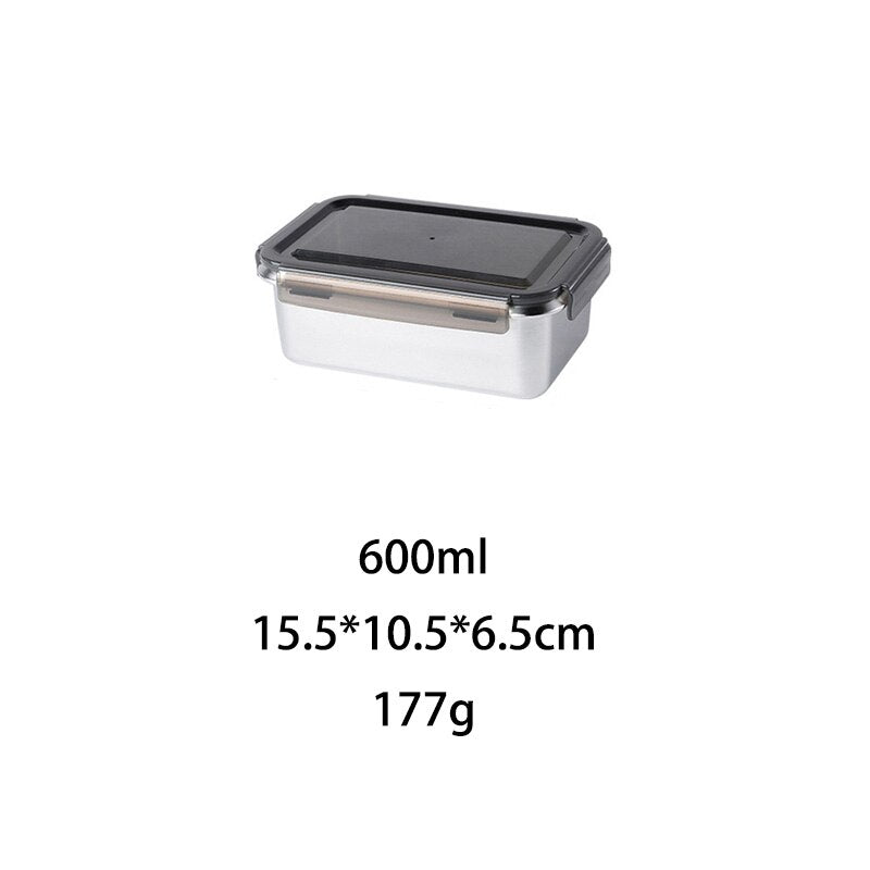 Lunch Container Metal Lunch Box Food Prep Container Tiffin Box Stainless Steel