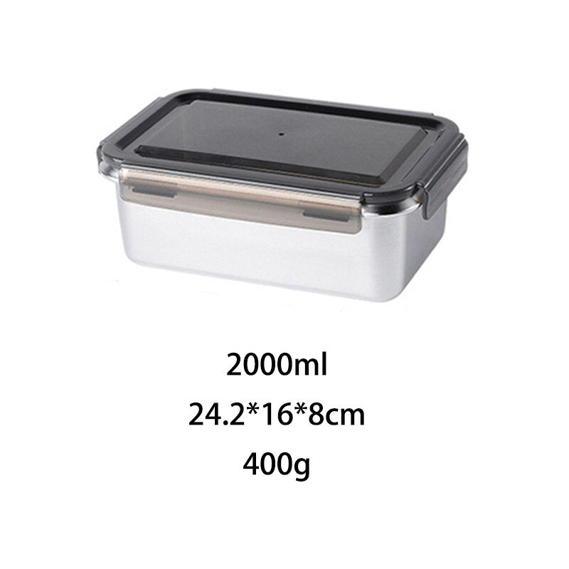 Lunch Container Metal Lunch Box Food Prep Container Tiffin Box Stainless Steel