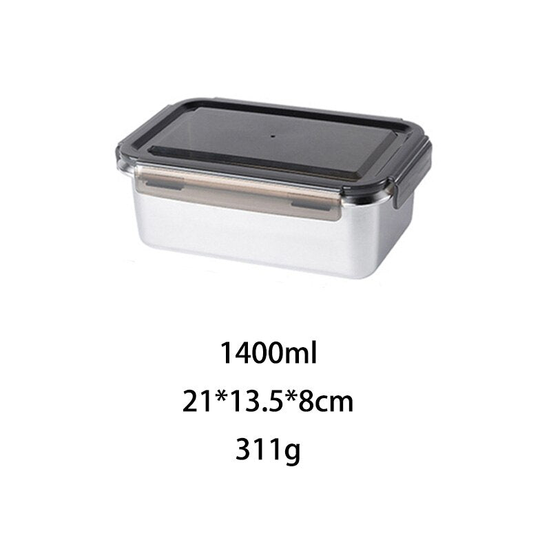 Lunch Container Metal Lunch Box Food Prep Container Tiffin Box Stainless Steel