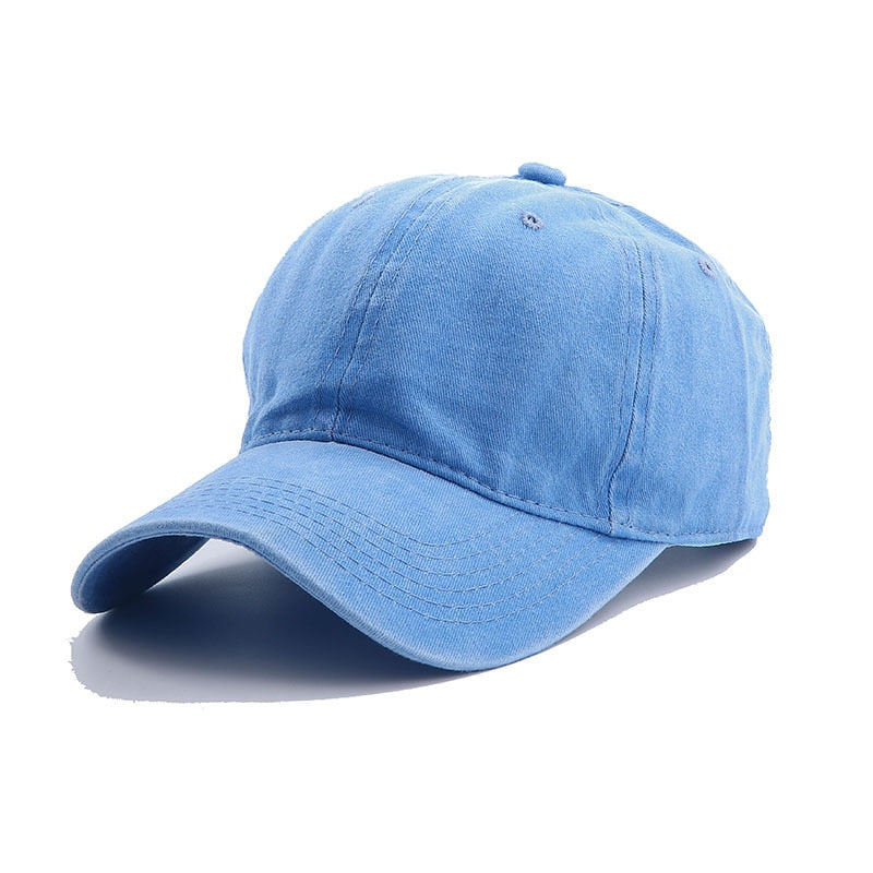 Solid Spring Summer Cap Women Ponytail Baseball Cap