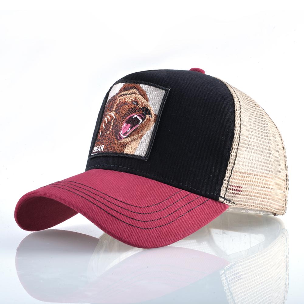 Fashion Animals Embroidery Baseball Caps Men Women Snapback Hip Hop Hat