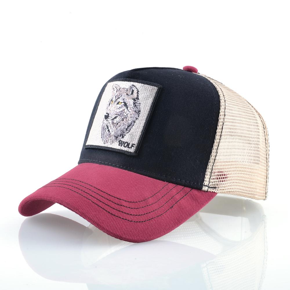 Fashion Animals Embroidery Baseball Caps Men Women Snapback Hip Hop Hat