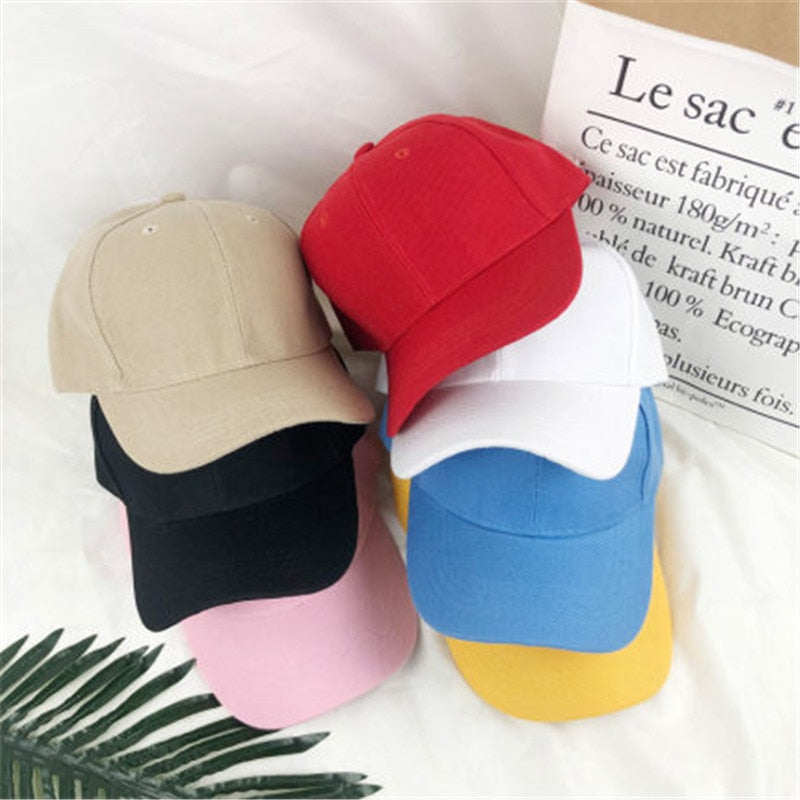 1 Pcs Unisex Cap Casual Plain Acrylic Baseball Cap Adjustable Snapback Hats