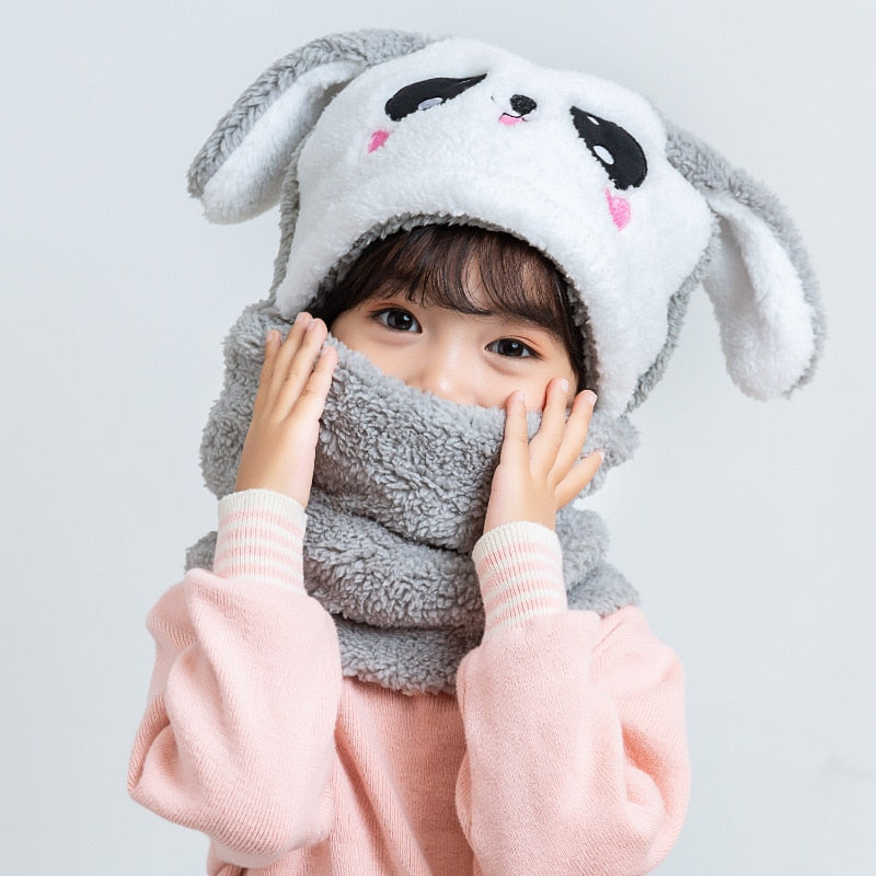 Beanies Baby Ring Hat Pompom Winter Children Hats Knitted Cute Cap for Baby