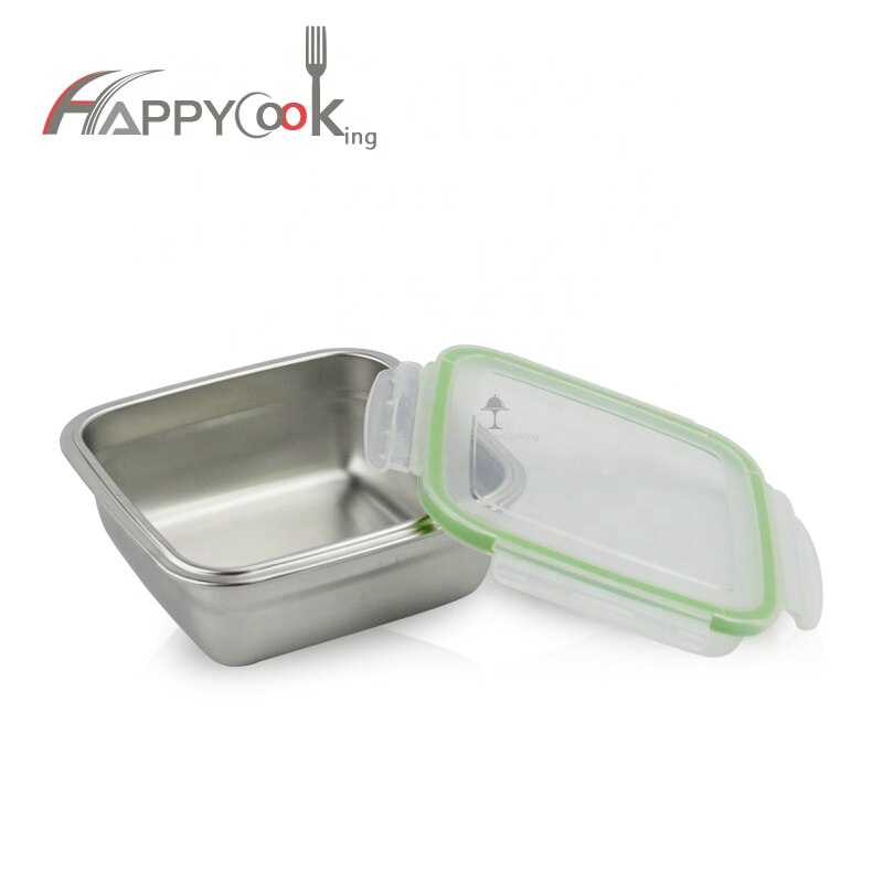 Leak proof hot sealing 304  tiffin box stainless steel food pan carrier stainless steel lunch box