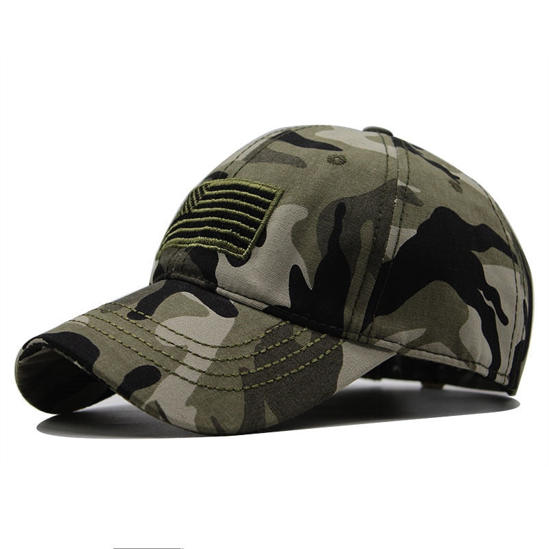 Army Camouflage Male Baseball Cap Men Embroidered Brazil Flag  Caps