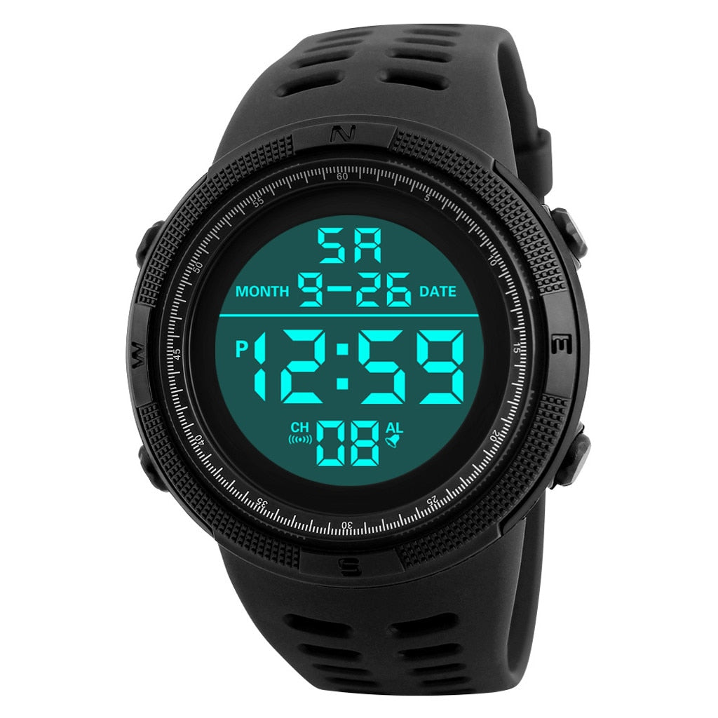 Digital Men Watch Military Sports Wristwatch Multifunction Waterproof Sport Watches