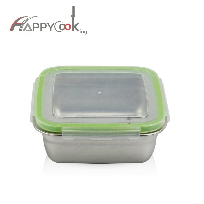 Leak proof hot sealing 304  tiffin box stainless steel food pan carrier stainless steel lunch box