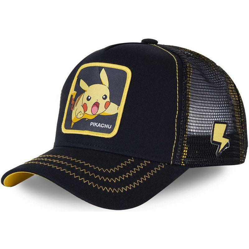 Pokemon Pikachu Baseball Cap Anime Cartoon Figure Cosplay Hat Adjustable Women Men