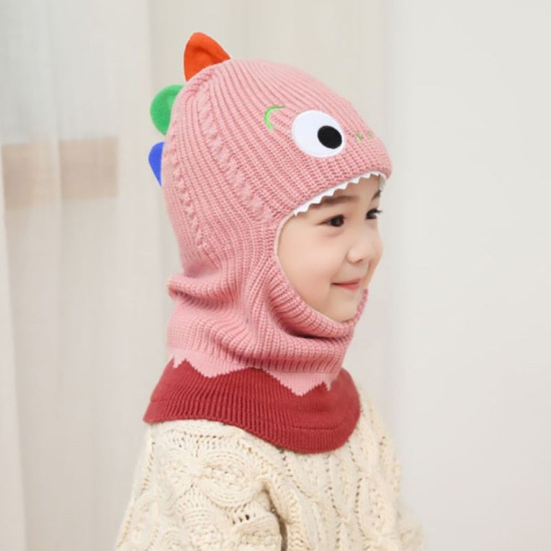 Beanies Baby Ring Hat Pompom Winter Children Hats Knitted Cute Cap for Baby