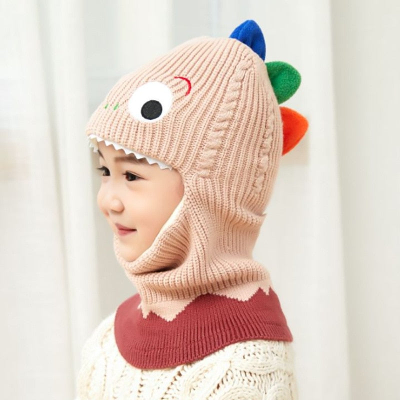 Beanies Baby Ring Hat Pompom Winter Children Hats Knitted Cute Cap for Baby