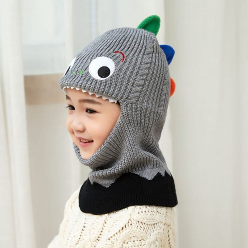 Beanies Baby Ring Hat Pompom Winter Children Hats Knitted Cute Cap for Baby