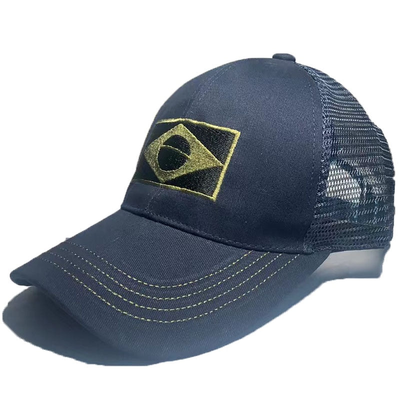 Army Camouflage Male Baseball Cap Men Embroidered Brazil Flag  Caps