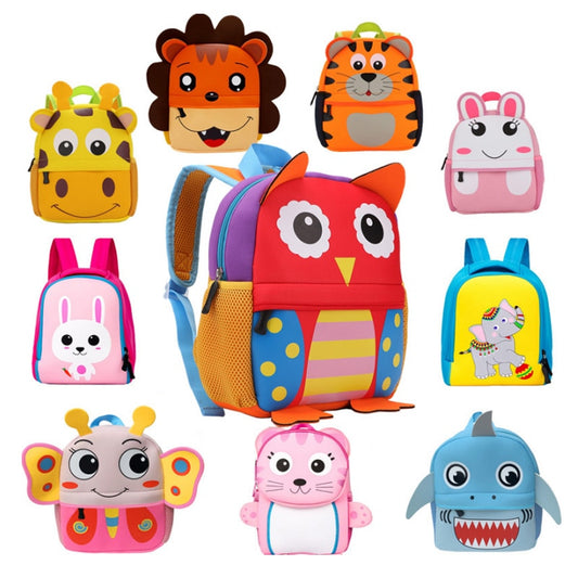 2022 New 3D Children School Bags for Girls Boy Children Backpacks Kindergarten Cartoon