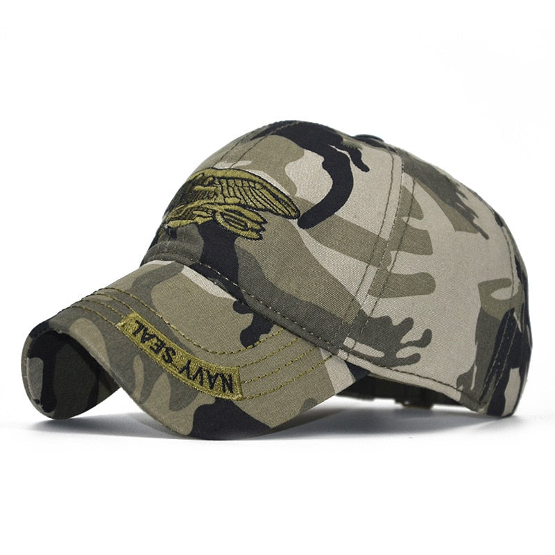 Army Camouflage Male Baseball Cap Men Embroidered Brazil Flag  Caps