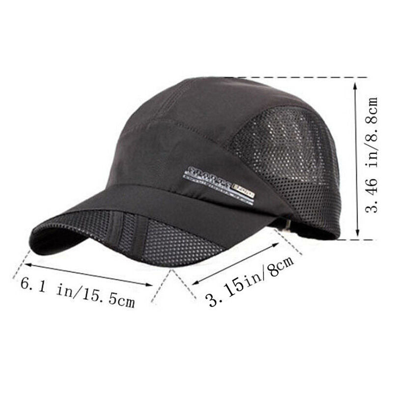 Dry Running Baseball Summer Mesh 8 Colors Gorras Cap Cap