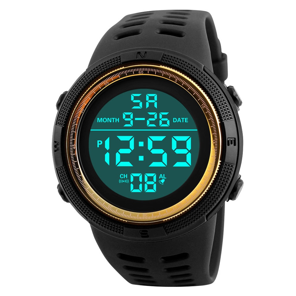 Digital Men Watch Military Sports Wristwatch Multifunction Waterproof Sport Watches