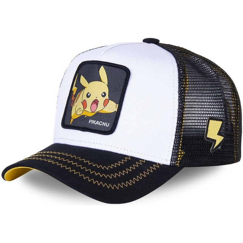 Pokemon Pikachu Baseball Cap Anime Cartoon Figure Cosplay Hat Adjustable Women Men