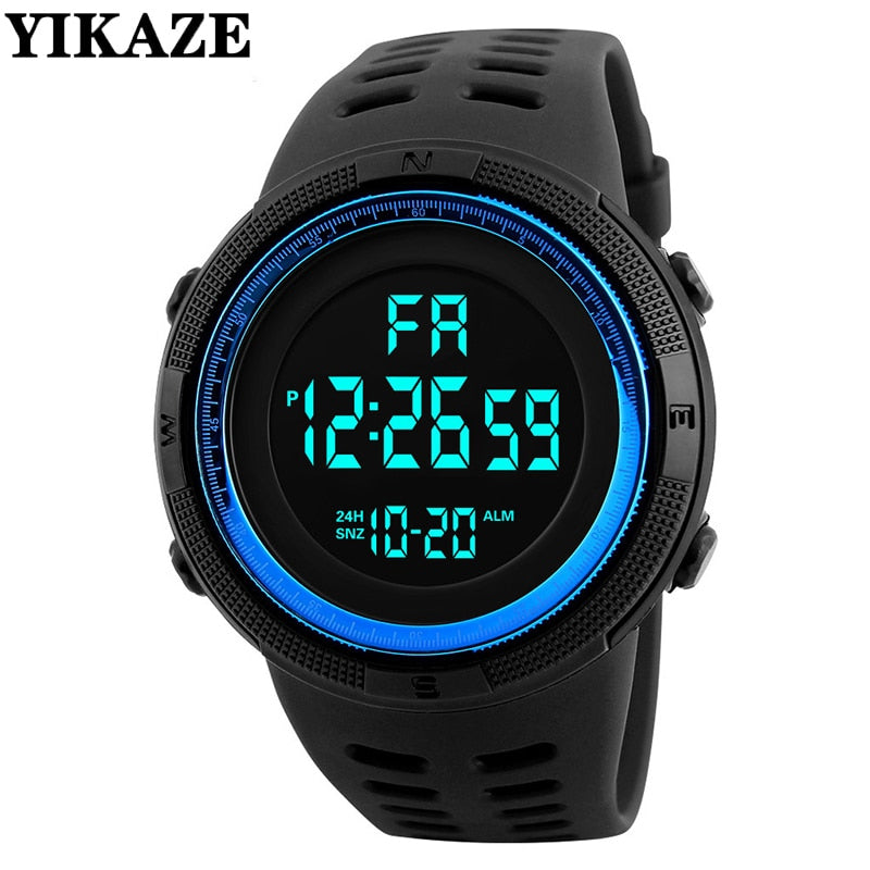 Digital Men Watch Military Sports Wristwatch Multifunction Waterproof Sport Watches