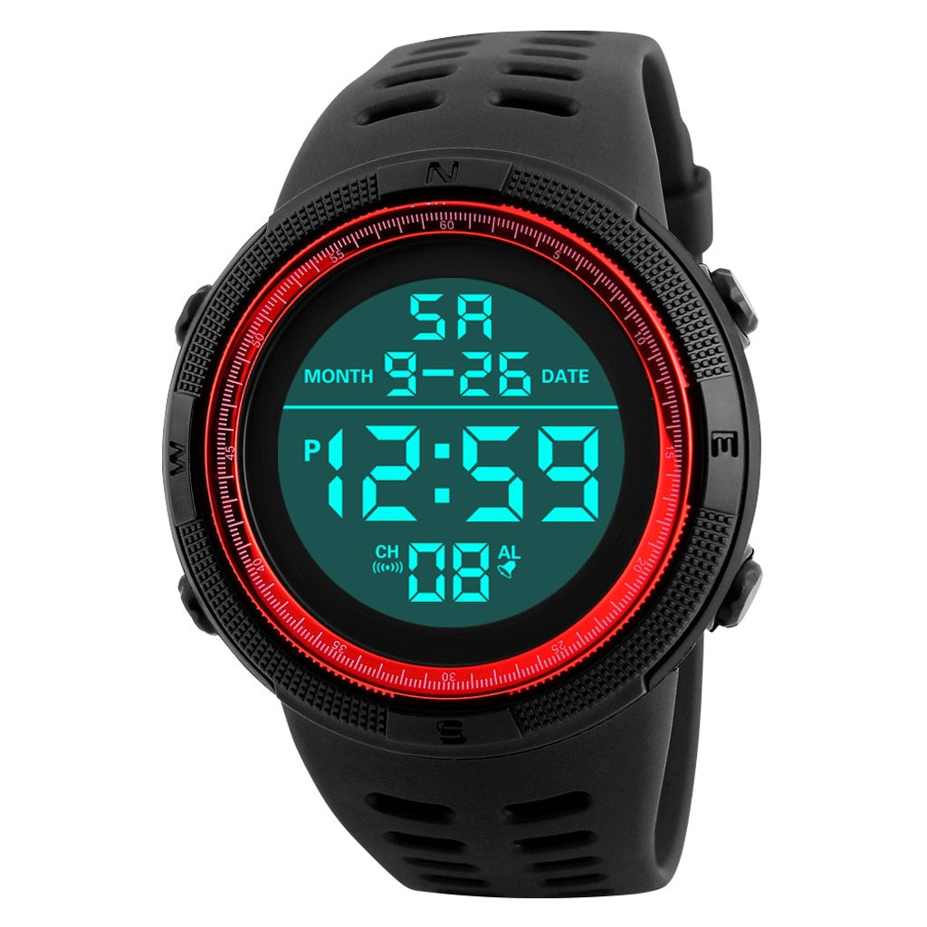 Digital Men Watch Military Sports Wristwatch Multifunction Waterproof Sport Watches