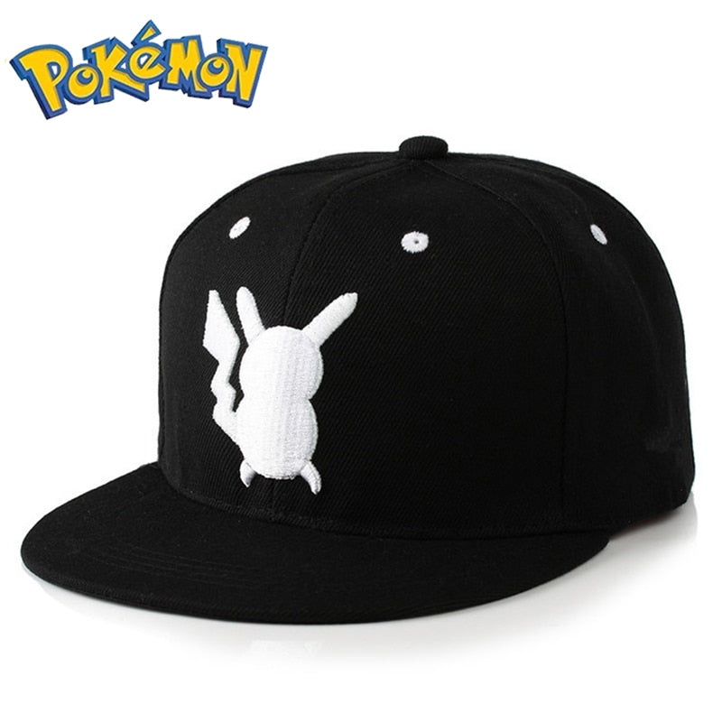 Pokemon Pikachu Baseball Cap Anime Cartoon Figure Cosplay Hat Adjustable Women Men