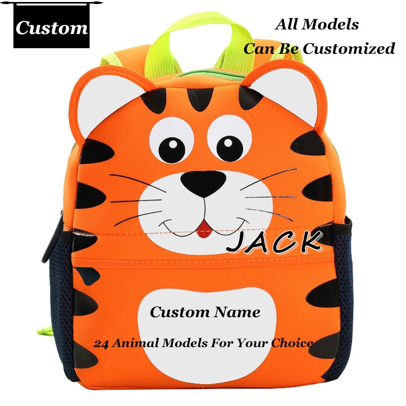 2022 New 3D Children School Bags for Girls Boy Children Backpacks Kindergarten Cartoon