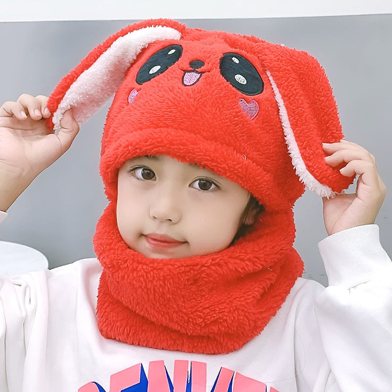 Beanies Baby Ring Hat Pompom Winter Children Hats Knitted Cute Cap for Baby