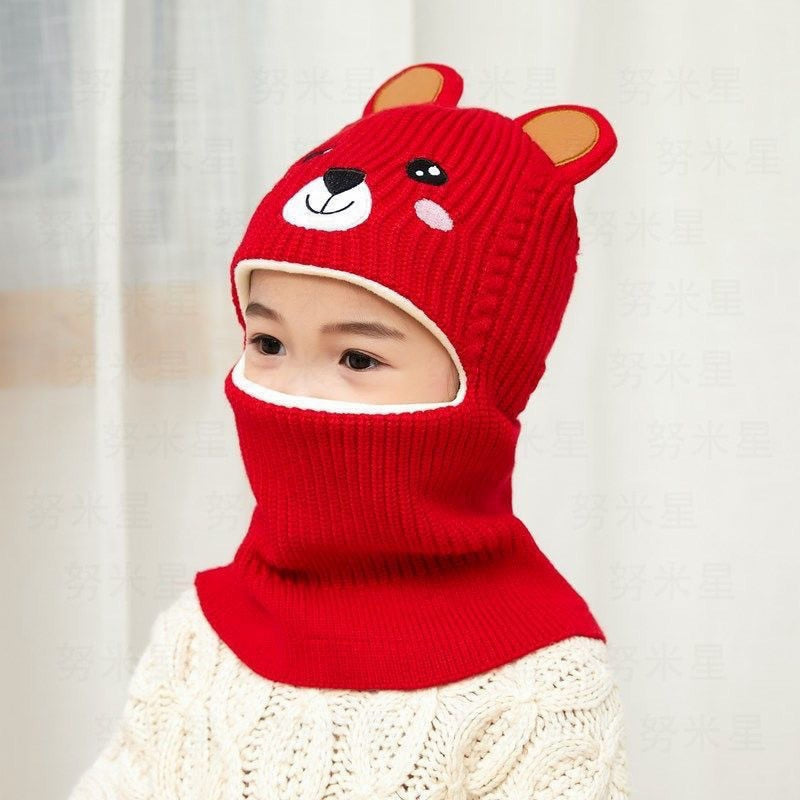 Beanies Baby Ring Hat Pompom Winter Children Hats Knitted Cute Cap for Baby