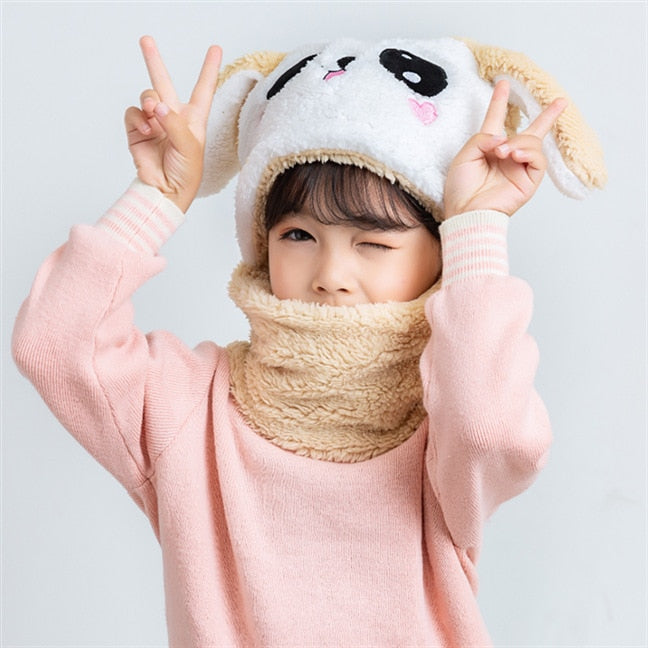 Beanies Baby Ring Hat Pompom Winter Children Hats Knitted Cute Cap for Baby