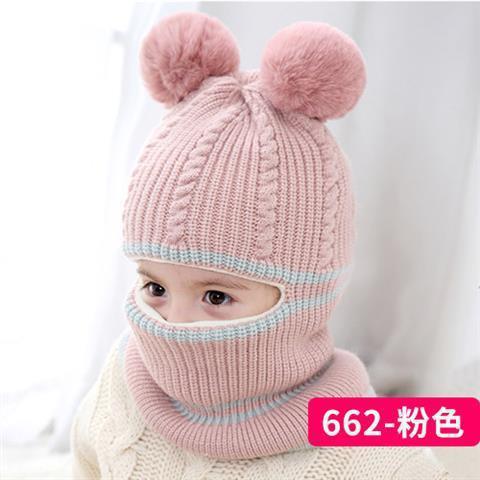 Beanies Baby Ring Hat Pompom Winter Children Hats Knitted Cute Cap for Baby