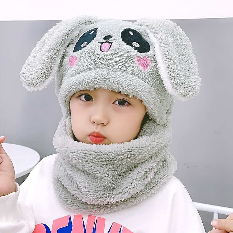 Beanies Baby Ring Hat Pompom Winter Children Hats Knitted Cute Cap for Baby