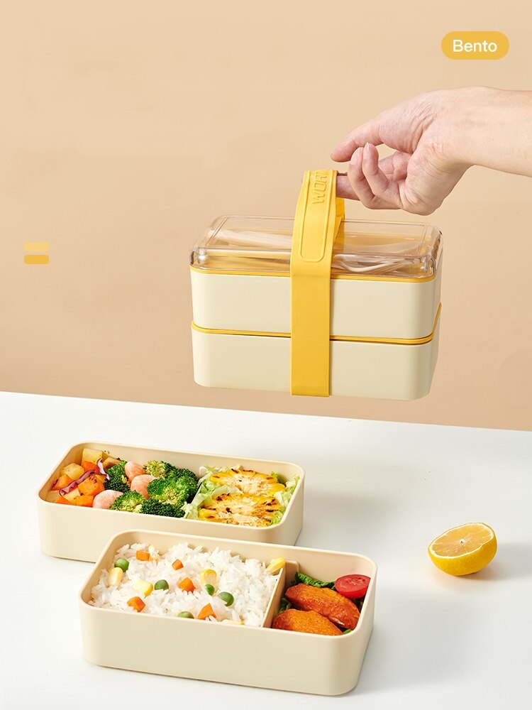 Bento School LunchBox Tiffin Box for Kids Kids with Bag Tableware for School Sandwich