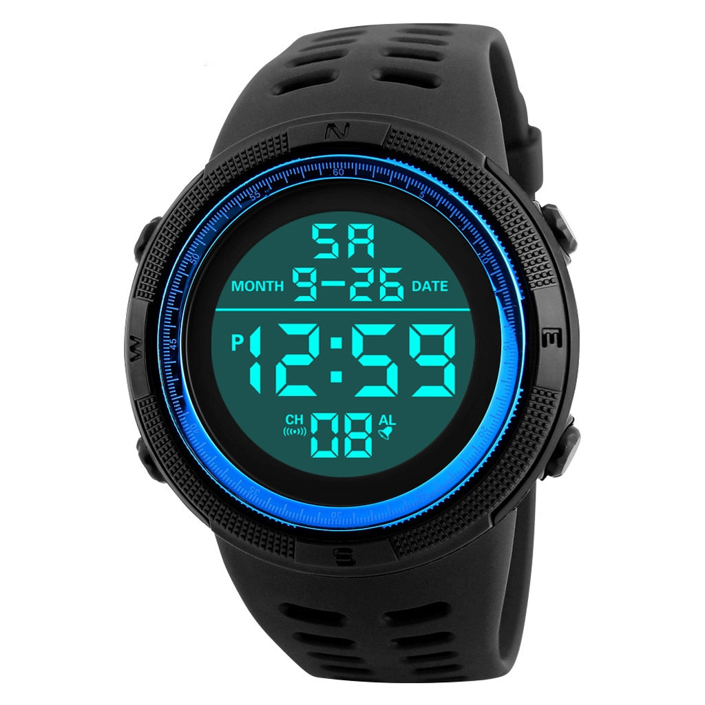 Digital Men Watch Military Sports Wristwatch Multifunction Waterproof Sport Watches